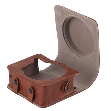 Чехол из искусственной кожи для FujiFilm Instax SQ6, коричневый