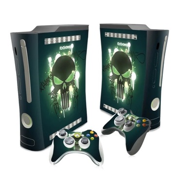 Naklejka z motywem czaszki na konsolę Xbox