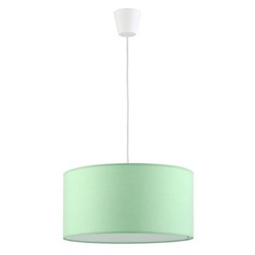 Dziecięca lampa wisząca sufitowa miętowa okrągła