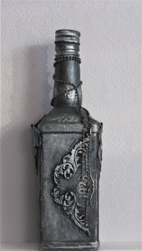 2 x УКРАШЕНИЕ БУТЫЛКИ В ТЕХНИКЕ ДЕКУПАЖ РУЧНОЙ РАБОТЫ