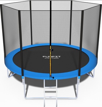 TRAMPOLINA OGRODOWA 312CM 10FT SIATKA + DRABINKA FUNFIT