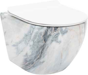 MISA WC PODWIESZANA CARLOS SLIM RIMLESS GRANIT REA