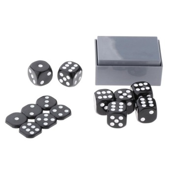 Предвидеть кости крупным планом Уличный трюк Трюк Кляп Шестигранная опора для игральных костей
