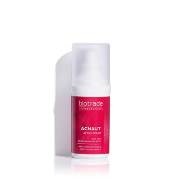 Biotrade Acnaut Active Cream 30 ml Przeciw zaskórnikom, wypryskom