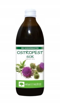 OSTROPEST Sok 500 ml Na WĄTROBĘ