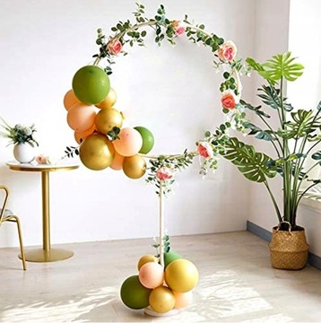 Стенд Рамка Воздушные Шары Свадьба День Рождения Украшения Причастный Бал Свадебный раунд