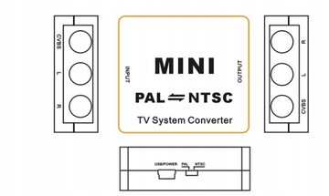 Адаптер-конвертер PAL-NTSC Адаптер NTSC-PAL