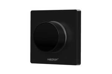 Настенная панель дистанционного управления ЧЕРНАЯ K1B для светодиодов MONO/CCT с ручкой MIBOXER