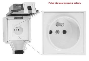 ЭЛЕКТРИЧЕСКАЯ РОЗЕТКА НАРУЖНАЯ НА 230 В, ГЕРМЕТИЧНАЯ IP66