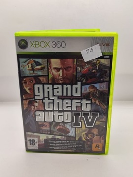 GTA Grand Theft Auto IV 4 Microsoft Xbox 360 KOMPLETNA