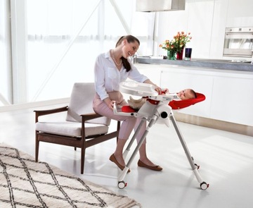 Krzesełko PEG PEREGO Prima Pappa Follow Me Gold
