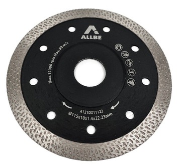 TARCZA DIAMENTOWA DO GRANITU 115X1,4X10X22,23MM