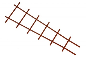 Drabinka podpórka do roślin brązowa 56 cm IDR3-