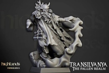 Некромант Highlands Miniatures, повелитель нежити или герой фэнтезийного старого молота