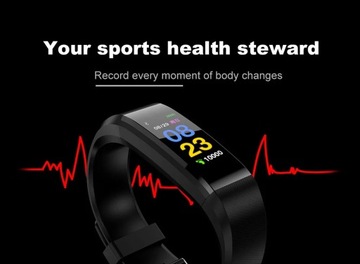 115 Plus Водонепроницаемые умные часы-браслет Фитнес-трекер Шагомеры Smart