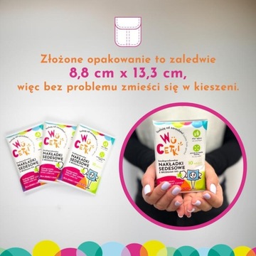 WuCetki Одноразовые бумажные чехлы для туалета с удобными краями размера XXL.