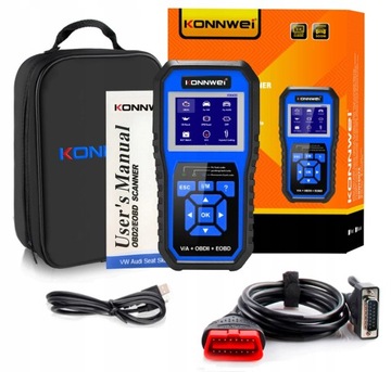 TESTER KOMPUTER SKANER DIAGNOSTYCZNY VAG VW AUDI SEAT SKODA Konnwei KW450