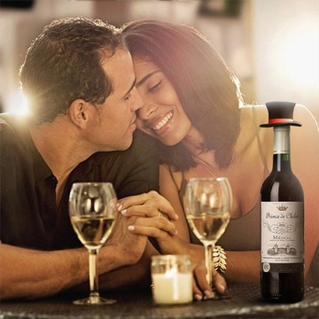 KOREK DO WINA ZATYCZKA DO BUTELKI BUTELEK WIN ALKOHOLU ELEGANCKI STOPER 3x