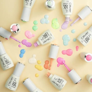 CLAVIER Гибридный лак для ногтей с блестками GLITTER PARTS