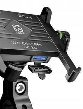 ДЕРЖАТЕЛЬ ДЛЯ ТЕЛЕФОНА ЗАРЯДНОЕ УСТРОЙСТВО ДЛЯ МОТОЦИКЛА USB 3.0 QC