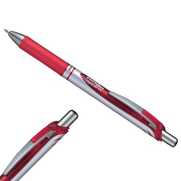 PIÓRO kulkowe PENTEL BL77 EnerGel czerwone 0,7mm