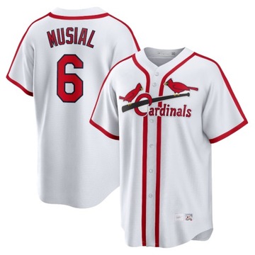 Biała koszulka zawodnika St. Louis Cardinals Home Cooperstown z kolekcji, 3XL