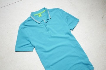 Hugo Boss Green Polo koszulka modern fit męska L