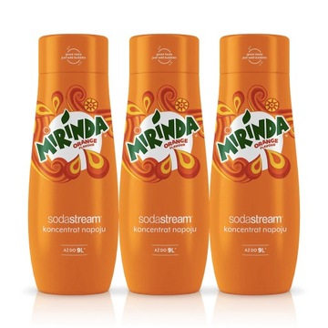 SODASTREAM Zestaw koncentratów 3 x MIRINDA, 440ml