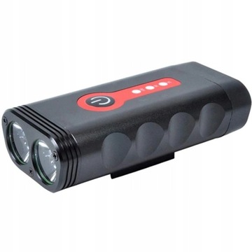 СВЕТОДИОДНАЯ ВЕЛОСИПЕДНАЯ ФАРА ПЕРЕДНЯЯ 1800 ЛЮМЕН МОЩНАЯ ЗАДНЯЯ