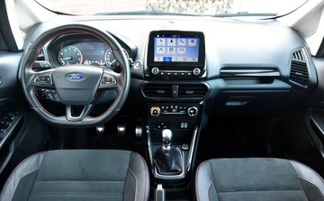 Ford Ecosport II SUV Facelifting 1.0 EcoBoost 125KM 2018 Ford EcoSport ST-line Idealny LED skora ALCANTARA navi. Benzyna 125KM, zdjęcie 31