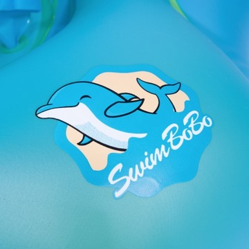 КОЛЕСО ДЛЯ ПЛАВАНИЯ, НАДУВНОЙ ПОНТУ ДЛЯ ДЕТЕЙ С ВЕРШИНКОЙ И НАСОСОМ, СИНИЙ