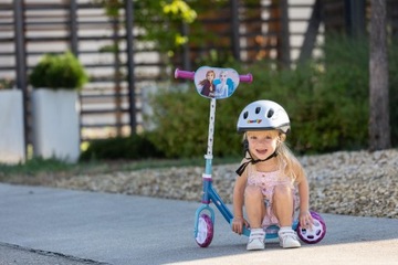 ТРЕХКОЛЕСНЫЙ СКУТЕР С РЕГУЛИРУЕМОЙ МОРОЗОЙ РУЛЬЮ МЕТАЛЛИЧЕСКАЯ РАМА DISNEY