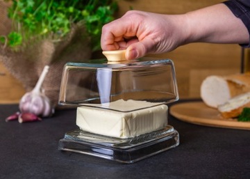 Масленка Tescoma Delicia, прозрачное стекло