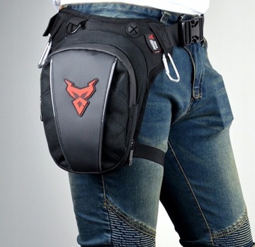 Мотоциклетная набедренная сумка Motocentric Legbag, красная сумка-сэтчел