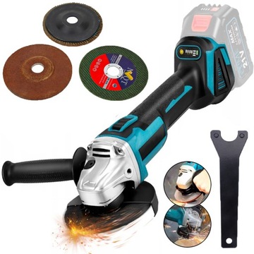 SZLIFIERKA KĄTOWA BEZSZCZOTKOWA AKUMULATOROWA 18V 125MM 860W DO MAKITA AKU