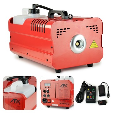 Дымогенератор FOG-2500-PRO-RD 2500Вт Дистанционное управление DMX AFX Светло-красный
