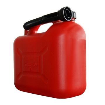 Красная канистр для топлива 10L нефтяного бензина