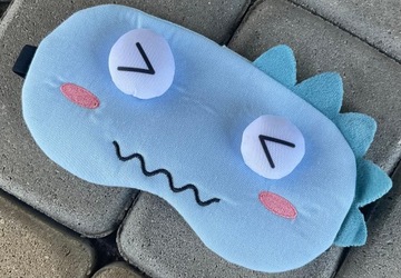 ГЛАЗА РЕЛАКСАЦИЯ МАСКА ДЛЯ СПЯ МОНСТРЫ СУЩЕСТВО ЧЕРВЬ ДРАКОН СТАРИК