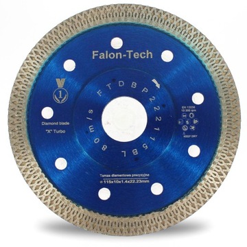 TARCZA DIAMENTOWA DO CIĘCIA GRESU PŁYTEK 115/22,2