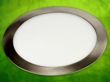 Panel led okragły Round 15W 230V srebrny 3000K