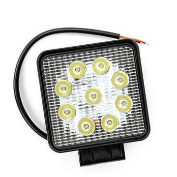 Lampa robocza reflektor kwadratowa LED 9-32V IP67 110x110x50 mm 27W 2200 lm