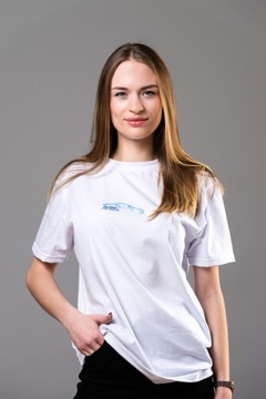 KOSZULKA T-SHIRT ALPINE PIETRZAK UNISEX S-XL BIAŁA