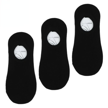 3x Nízke Členkové Ponožky Čierne Ponožky Dámske bavlnené baleríny MORAJ 35-38