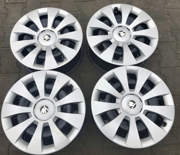 4x Felgi SKODA OCTAVIA SUPERB YETI + KOŁPAKI