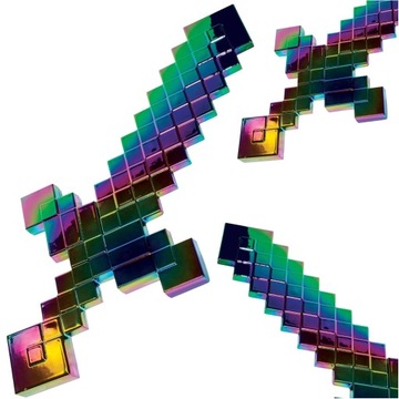 MINECRAFT MIECZ NETHERYTOWY 51 CM AKCESORIUM DO STROJU KARNAWAŁOWEGO BAL