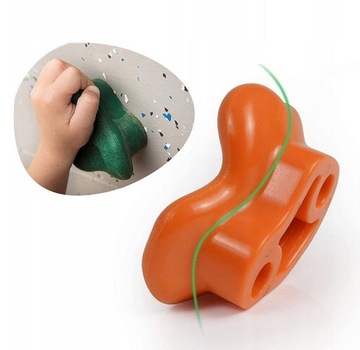 РУЧКА ДЛЯ КАМНЯ для детской площадки + ВИНТЫ 1шт Красный