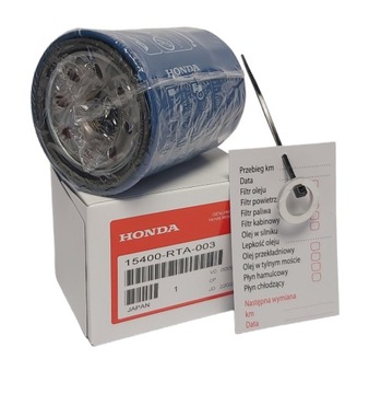Фильтр масляный Honda, оригинал японский 15400-RTA-003