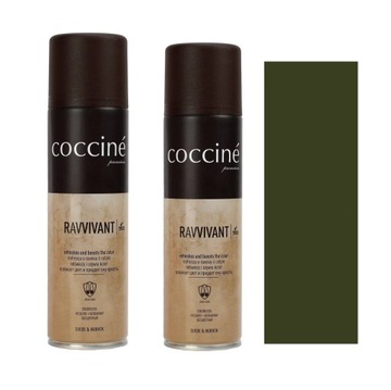 2x Farba Coccine do Renowacji Butów Nubuk i Zamsz Khaki 321