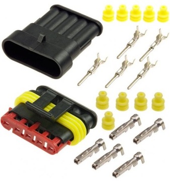 KOSTKA WTYK ZŁĄCZE HERMETYCZNE SUPERSEAL 5PIN OH5