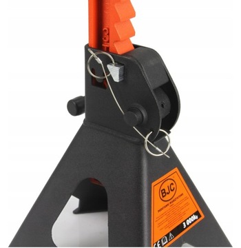 KOBYŁKI PODSTAWKI SAMOCHODOWE SOLIDNE WZMOCNIONE GUMA Z BLOKADĄ 420mm 3T